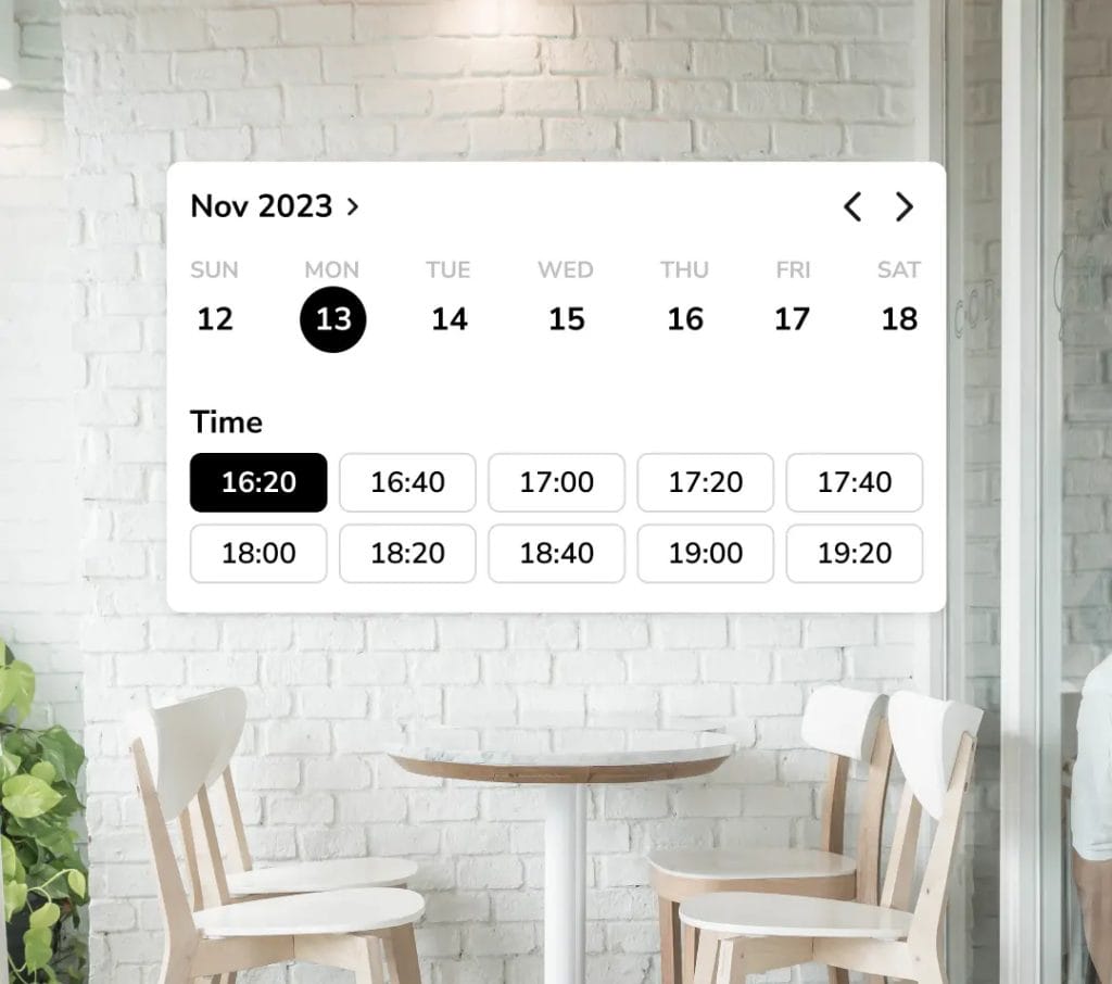 Calendar And Time Availability